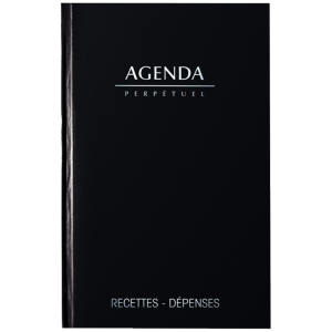 AGENDA PERPETUEL DE CAISSE RECETTES/DEPENSES 