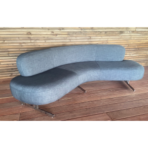 CANAPE BOOMERANG GRIS