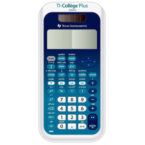 CALCULATRICE TEXAS INSTRUMENT TI COLLEGE PLUS SOLAIRE